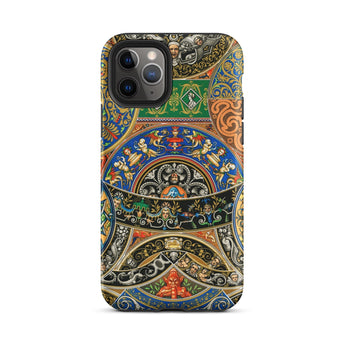 Renaissance Pattern - Auguste Racinet Iphone Case 11 Pro / Matte Ornate Patterned Phone Case Auguste Racinet Art, Case’s Kaleidoscopic
