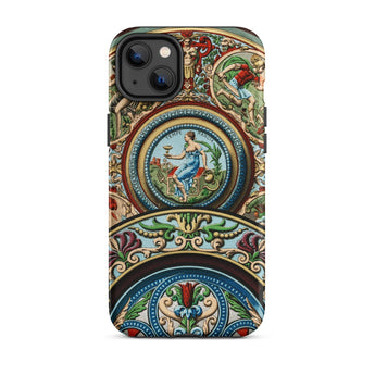 Renaissance Pattern - Auguste Racinet Iphone Case 14 Plus / Matte Ornate Patterned Phone Case Auguste Racinet, Cradle Renaissance Opulence,