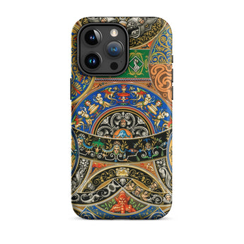 Renaissance Pattern - Auguste Racinet Iphone Case 15 Pro Max / Matte Ornate Patterned Phone Case Auguste Racinet Art, Case’s Kaleidoscopic