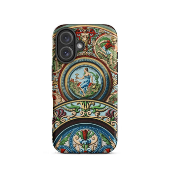 Renaissance Pattern - Auguste Racinet Iphone Case 16 / Matte Ornate Phone Case Auguste Racinet, Cradle Renaissance Opulence, Pattern