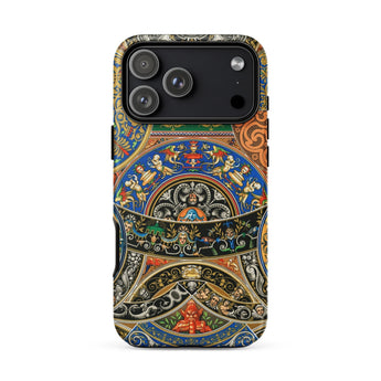 Renaissance Pattern - Auguste Racinet Iphone Case 17 Pro Max / Matte 12 Intricate Medieval-style Artwork Art, Case’s Kaleidoscopic Journey,