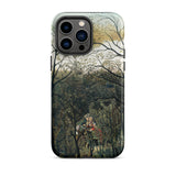 Rendezvous im Wald - Henri Rousseau iPhone-Hülle, 14 Pro Max / Matt, Handyhüllen, Toby Leon