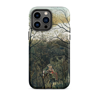 Rendezvous im Wald - Henri Rousseau iPhone-Hülle, 14 Pro Max / Matt, Handyhüllen, Toby Leon