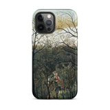 Rendezvous in the Forest - Henri Rousseau Phone Case Iphone 12 Pro Max / Matte Artistic Phone Case Henri Rousseau, Rousseau’s Emerald Hush,