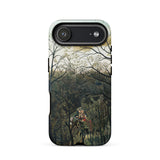 Rendezvous in the Forest - Henri Rousseau Phone Case Iphone 17 Air / Matte Iphone 12 Case Forest Scene Design Black Green Henri Rousseau,
