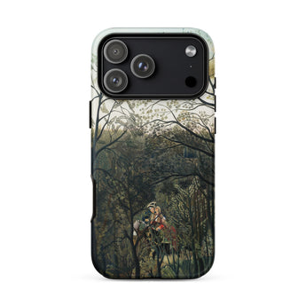 Rendezvous in the Forest - Henri Rousseau Phone Case Iphone 17 Pro Max / Matte Iphone 13 Pro Max Case Detailed Forest Scene Henri Rousseau,