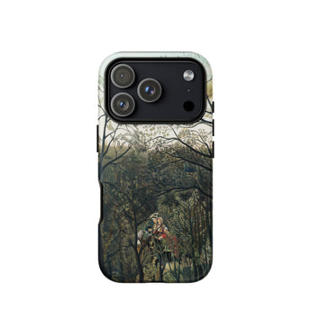 Rendezvous in the Forest - Henri Rousseau Phone Case Iphone 17 Pro / Matte Iphone 12 Pro Max Case Forest Scene Design Henri Rousseau,
