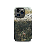 Rendezvous in the Forest - Henri Rousseau Phone Case Iphone 14 Pro / Matte Iphone Case Forest Scene Henri Rousseau, Rousseau’s Emerald