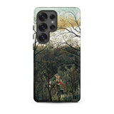 Rendezvous in the Forest - Henri Rousseau Phone Case Samsung Galaxy S25 Ultra / Matte Phone Case Detailed Illustration Two Figures