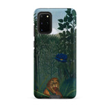 The Repast of the Lion - Henri Rousseau Phone Case Samsung Galaxy S20 Plus / Matte Phone Case Detailed Illustration Lion Dense Jungle