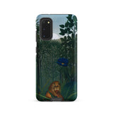 The Repast of the Lion - Henri Rousseau Phone Case Samsung Galaxy S20 / Matte Phone Case Jungle Scene Lion Lush Green Foliage Henri
