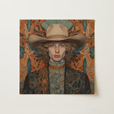 Reuben - Gay Redhead Cowboy Art Print / Canvas, 12x12’’ / 31x31cm / Unframed / no Border, Posters Prints & Visual Artwork, Toby Leon