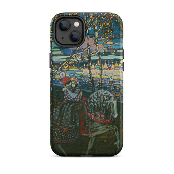 Coppia a cavallo - Custodia Iphone Wassily Kandinsky, 14 Plus / Opaca, Custodie per cellulari, Toby Leon