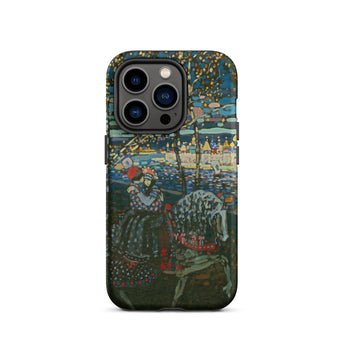 Coppia a cavallo - Custodia Iphone Wassily Kandinsky, 14 Pro / Opaca, Custodie per cellulari, Toby Leon