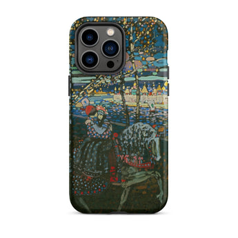 Coppia a cavallo - Custodia Iphone Wassily Kandinsky, 14 Pro Max / Opaca, Custodie per cellulari, Toby Leon
