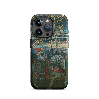 Coppia a cavallo - Custodia Iphone Wassily Kandinsky, 15 Pro / Opaca, Custodie per cellulari, Toby Leon