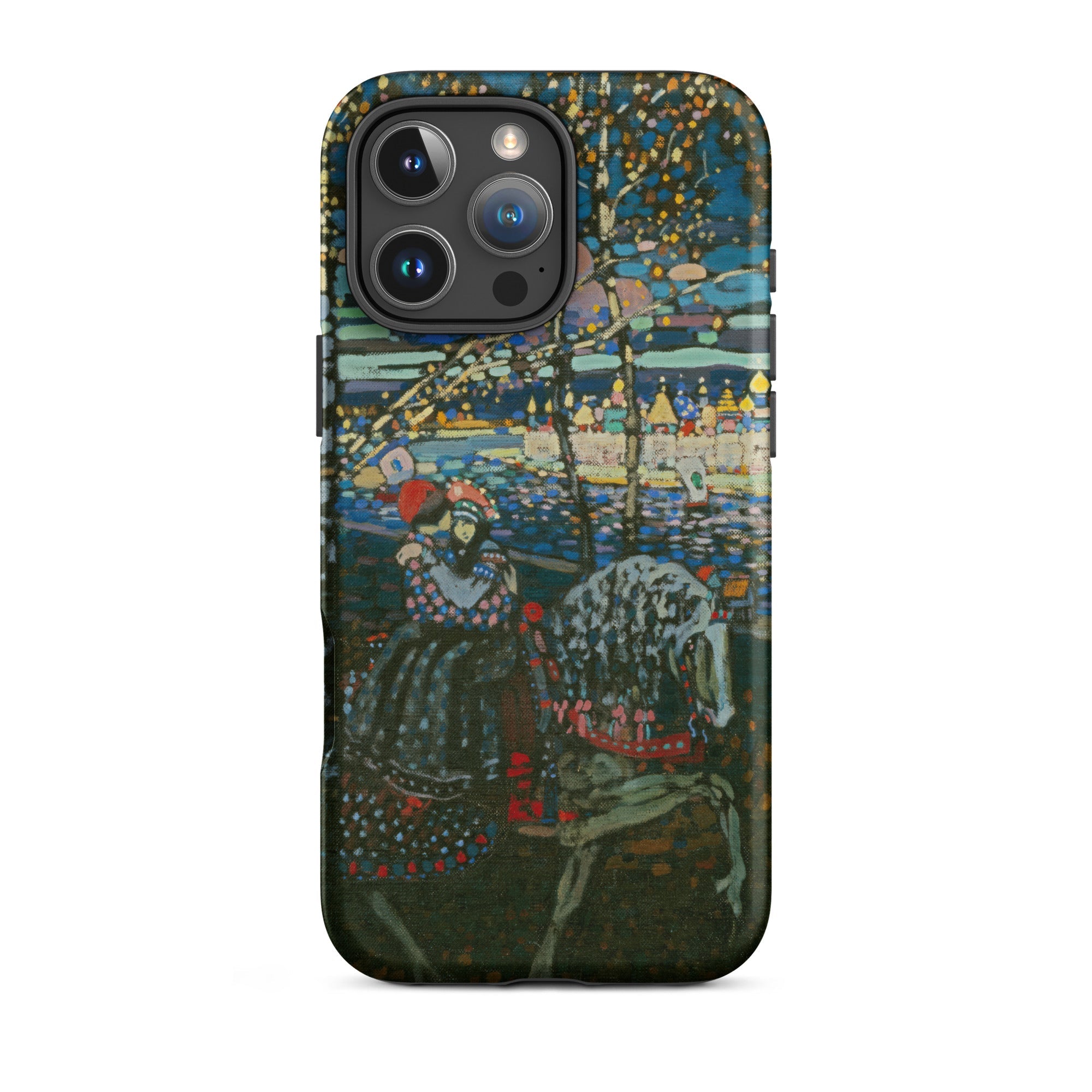 Riding Couple - Wassily Kandinsky Iphone Case, 16 Pro Max / Matte, Artistic Phone Case
