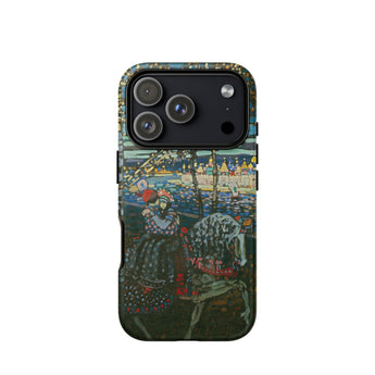 Coppia a cavallo - Custodia Iphone Wassily Kandinsky, 17 Pro / Opaca, Custodie per cellulari, Toby Leon