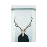Ritual - Tirage d’art de crâne de cerf inquiétant / Toile, 12x18’’ / 31x46cm / Sans cadre / sans bordure, Affiches imprimées & œuvres d’art visuel, Toby Leon