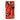 Roaring Tiger Appliqué - Mola Embroidery Iphone Case, 8 Plus / Matte, Colorful Phone Case Stylized Red Creature Design Vibrant