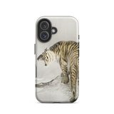 Roaring Tiger - Ohara Koson Shin-hanga iPhone-Hülle, 16 / Matt, Handyhüllen, Toby Leon