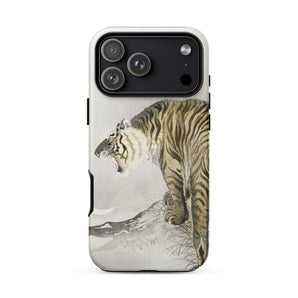 Roaring Tiger - Custodia per iPhone Shin-hanga di Ohara Koson, 17 Pro Max / Opaca, Custodie per telefoni cellulari, Toby Leon