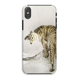 Roaring Tiger - Ohara Koson Shin-hanga iPhone-Hülle, Xs / Matt, Handyhüllen, Toby Leon