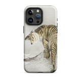 Roaring Tiger - Ohara Koson Shin-hanga Phone Case Iphone 15 Pro Max / Matte Tiger-themed Phone Case Ohara Koson, Koson’s Fierce Tiger,