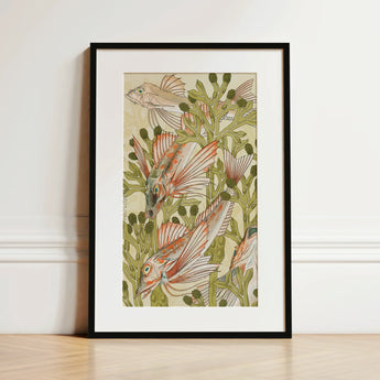 Rouget - Maurice Pillard Verneuil Art Nouveau Print / Canvas, 12x18’’ / 31x46cm / Black Frame / Matboard, Posters Prints & Visual Artwork,