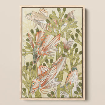 Rouget - Maurice Pillard Verneuil Art Nouveau Print / Canvas, 12x18’’ / 31x46cm / Natural Frame, Posters Prints & Visual Artwork, Toby Leon
