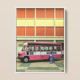 Route 55 - Colorful Kl Street Photography Art Print / Canvas, 12x16’’ / 31x41cm / White Frame, Posters Prints & Visual Artwork, Toby Leon