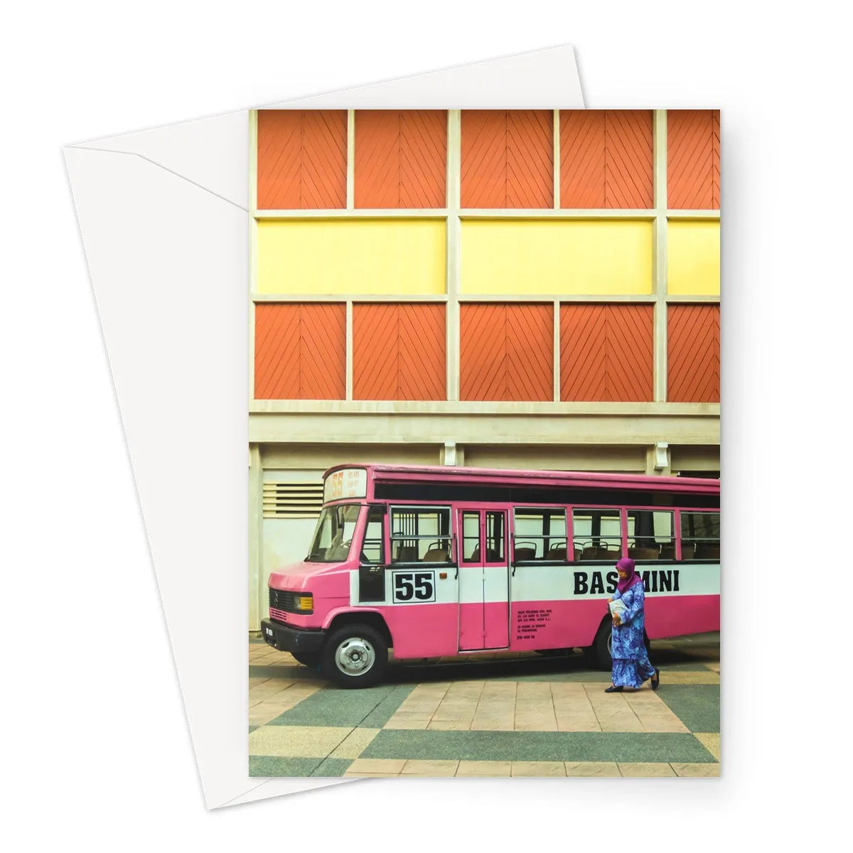 Route 55 Greeting Card - A5 Portrait / 1 Card - Greeting & Note Cards - Aesthetic Art