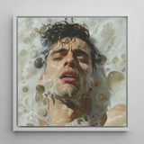 Rub-a-dub - Sexy Gay Dream Art Print / Canvas, Homoerotic Art Print, Petit Mort, Gay Art