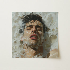Rub-a-dub - Sexy Gay Dream Art Print / Canvas, Homoerotic Art Print, Petit Mort, Gay Art