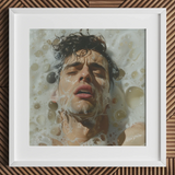 Rub-a-dub - Sexy Gay Dream Art Print / Canvas, Homoerotic Art Print, Petit Mort, Gay Art