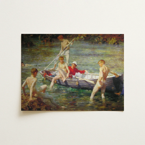 Ruby Gold and Malachite - Henry Scott Tuke Art Print / Canvas Tuke’s, Unfolds, Crystalline Shallows Prints