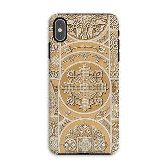 Russian Pattern - Auguste Racinet Iphone Case Xs Max / Matte Ornate Phone Case Intricate Gold Cream Geometric Floral Auguste Racinet, Art