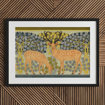 Sagittaire - Maurice Pillard Verneuil Hirsch-Kunstdruck / Leinwand, 30x20’’ / 76x51cm / Schwarzer Rahmen / Passepartout, Poster, Drucke & visuelle Kunstwerke,