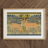 Sagittaire - Maurice Pillard Verneuil Hirsch-Kunstdruck / Leinwand, 30x20’’ / 76x51cm / Naturrahmen / Passepartout, Poster, Drucke & Visuelles,