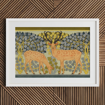 Sagittaire - Maurice Pillard Verneuil Hirsch-Kunstdruck / Leinwand, 30x20’’ / 76x51cm / Weißer Rahmen / Passepartout, Poster, Drucke & visuelle Kunstwerke,