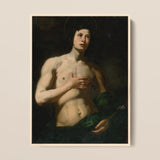 Saint Sebastian - Lorenzo Lippi Art Print / Canvas, 12x16’’ / 31x41cm / Natural Frame, Posters Prints & Visual Artwork, Toby Leon
