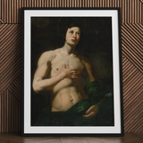 Saint Sebastian - Lorenzo Lippi Art Print / Canvas, 24x32’’ / 61x81cm / Black Frame / Matboard, Posters Prints & Visual Artwork, Toby Leon
