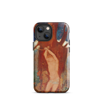 Saint Sebastien - Odilon Redon Phone Case Iphone 13 Mini / Gloss Rugged Protective Phone Case Vivid Reproduction Painting Sacrifice Odilon