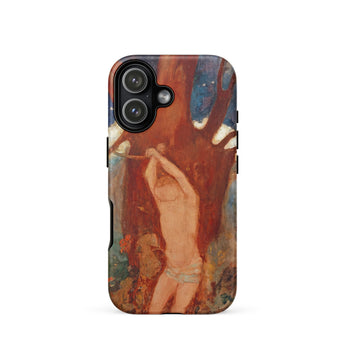 Saint Sebastien - Odilon Redon Phone Case Iphone 17 / Matte Rugged Phone Case Vivid Painterly Design Nude Figure Odilon Redon Paints,