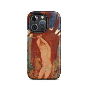 Saint Sebastien - Odilon Redon Phone Case Iphone 16 Pro / Matte Rugged Phone Case Vivid Textured Print Edvard Munch’s Odilon Redon Paints,