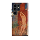 Saint Sebastien - Odilon Redon Phone Case Samsung Galaxy S23 Ultra / Gloss Phone Case Vibrant Impressionistic Painting Nude Figure