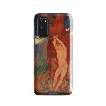 Saint Sebastien - Odilon Redon Phone Case Samsung Galaxy S20 / Gloss Phone Case Vibrant Textured Painting Nude Figure Expressive Odilon