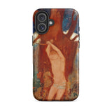 Saint Sebastien - Odilon Redon Phone Case Iphone 16 Plus / Matte Phone Case Vibrant Textured Painting Nude Figure Red Odilon Redon Paints,