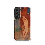 Saint Sebastien - Odilon Redon Phone Case Samsung Galaxy S22 / Gloss Phone Case Vintage-style Painting Nude Figure Earthy Warm-toned Odilon