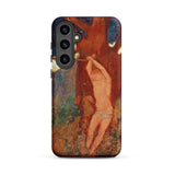 Saint Sebastien - Odilon Redon Phone Case Samsung Galaxy S24 Plus / Matte Phone Case Vintage-style Painting Nude Figure Earthy Warm-toned